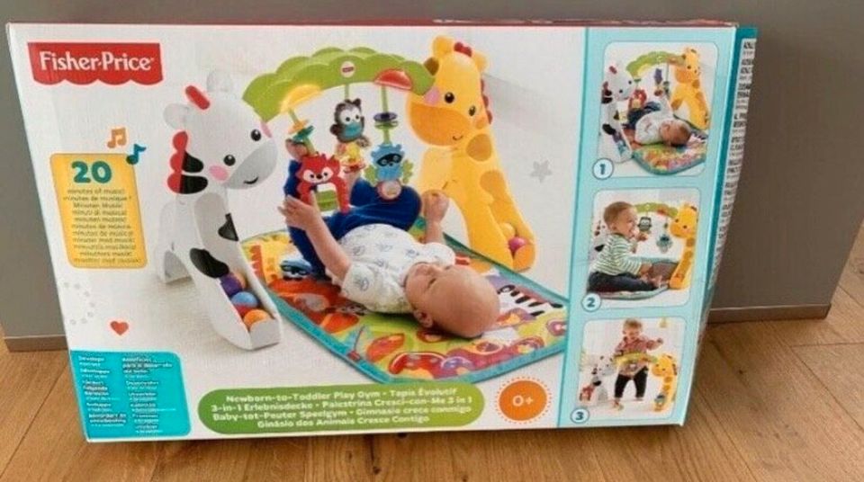 Fisher Price Erlebnisdecke Babyspielzeug Mobile spielebogen in Wertingen