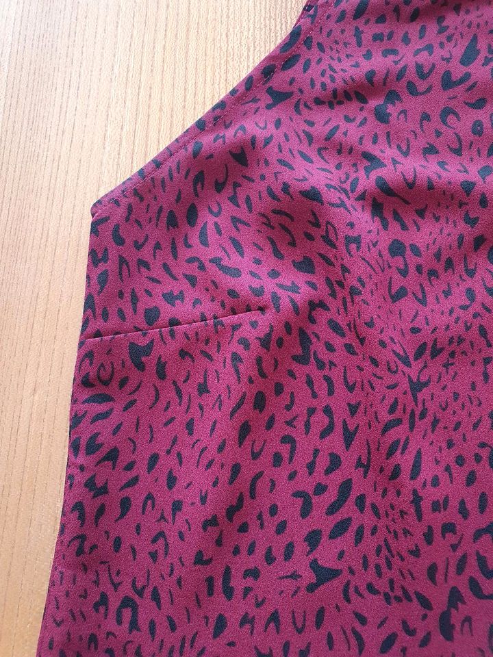 Even and Odd Bluse Shirt top tshirt S animal print neckholder in Amberg