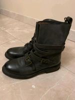 NEUWERTIG/AKURA LEDER SCHUHE/Größe 41/Stiefel/Biker Stiefeletten/ Berlin - Hellersdorf Vorschau