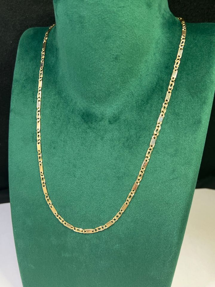 GOLD KETTE 14k 585 50,7cm L 0,31cm B 9,93g GG AU in Berlin