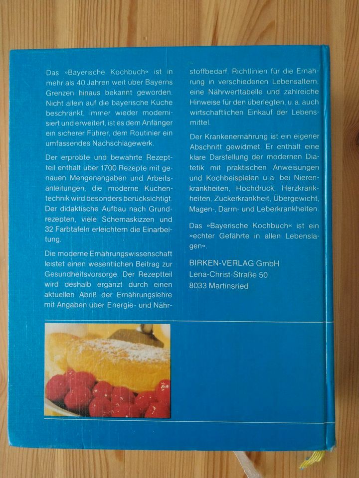 Bayerisches Kochbuch/ I.Pietzsch G'lebt is glei. Bayerische Feste in München