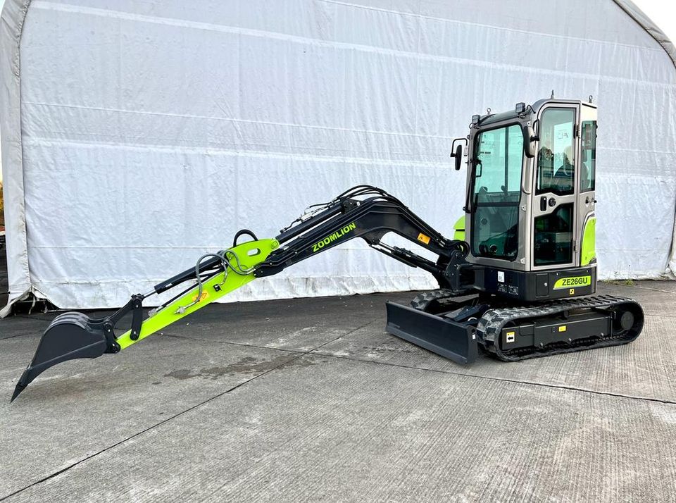 Minibagger Zoomlion ZE26GU2,7 t.Kubota Motor, 3 Jahre Garant in Dresden