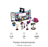 ☘️ Lego friends 41103 Popstar Aufnahmestudio Lübeck - Schlutup Vorschau