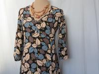 Boden direct Kleid 36 schwarz beige blau braun Viskose 10l Baden-Württemberg - Calw Vorschau