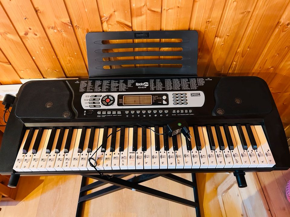Keyboard RockJam Keyboard-Piano mit Ständer in Frontenhausen