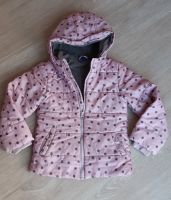 Winterjacke warm gefüttert Mädchen - rosa / grau Punkte Gr. 116 Dresden - Kleinzschachwitz Vorschau