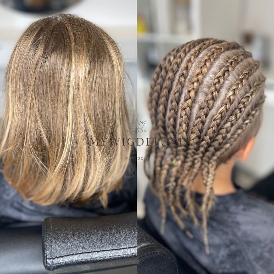 Afrofriseuressen/Haarverlängerung/Haarverdichtung/braids/Conrows in Essen