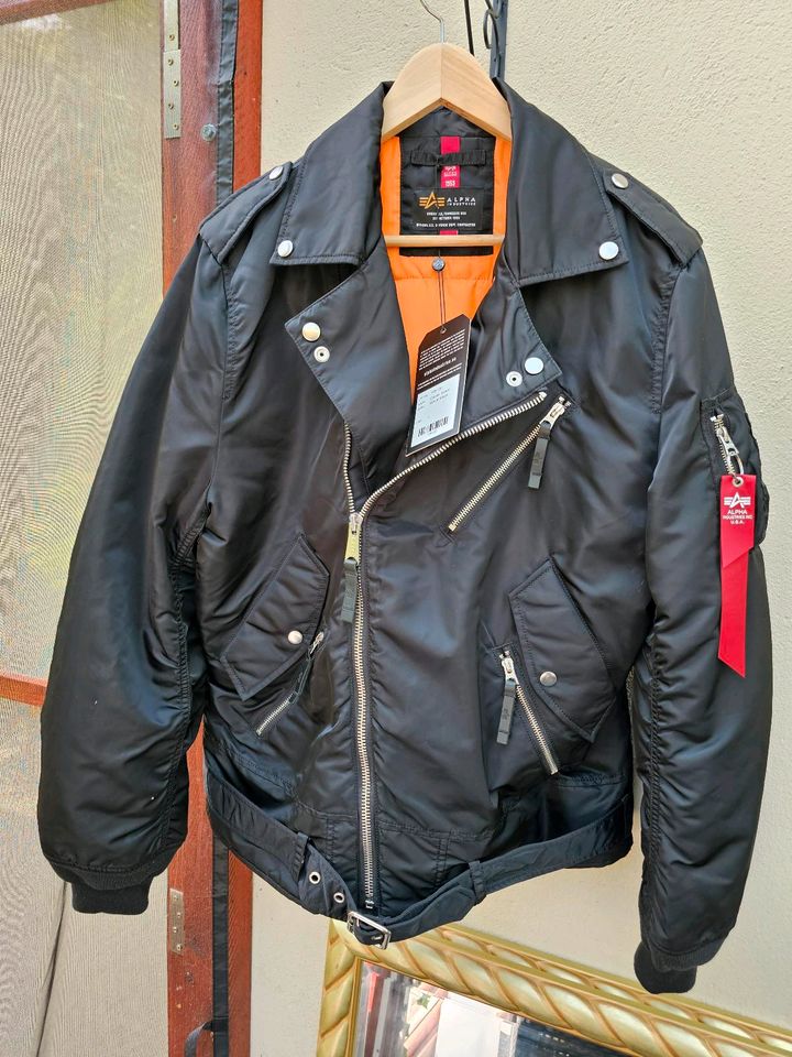 Alpha Industries Jacke "Outlaw" Motorradjacke Bikerjacke in Bülstedt