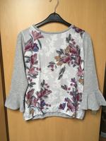 Bonita Shirt Trompetenärmel hellgrau Blumen floral Gr. L Rheinland-Pfalz - Pirmasens Vorschau
