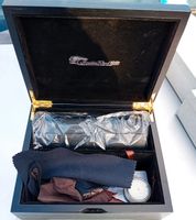 FREDDIE WOOD HOLZBOX mit BRILLEN SET ETUI TASCHE BOX CREME TUCH Nordrhein-Westfalen - Kamp-Lintfort Vorschau