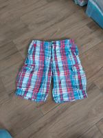 H&M Jungen Shorts kurze Hose Baumwolle Bermuda 146 152  rot blau Niedersachsen - Walsrode Vorschau