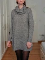 Strickkleid Longpullover Jumper Grau H&M 34 36 XS S Rollkragen Bayern - Würzburg Vorschau