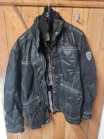 Lederjacke Schwarz Größe 48 Tom Tailor Nordrhein-Westfalen - Kamen Vorschau