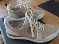 Bugatti Sneaker - Modell Dubai - beige/weiss/gold - Gr. 40 Köln - Niehl Vorschau