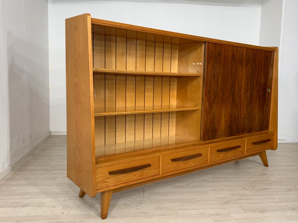 MID CENTURY HIGHBOARD SCHRANK WOHNZIMMERSCHRANK VINTAGE in Berlin