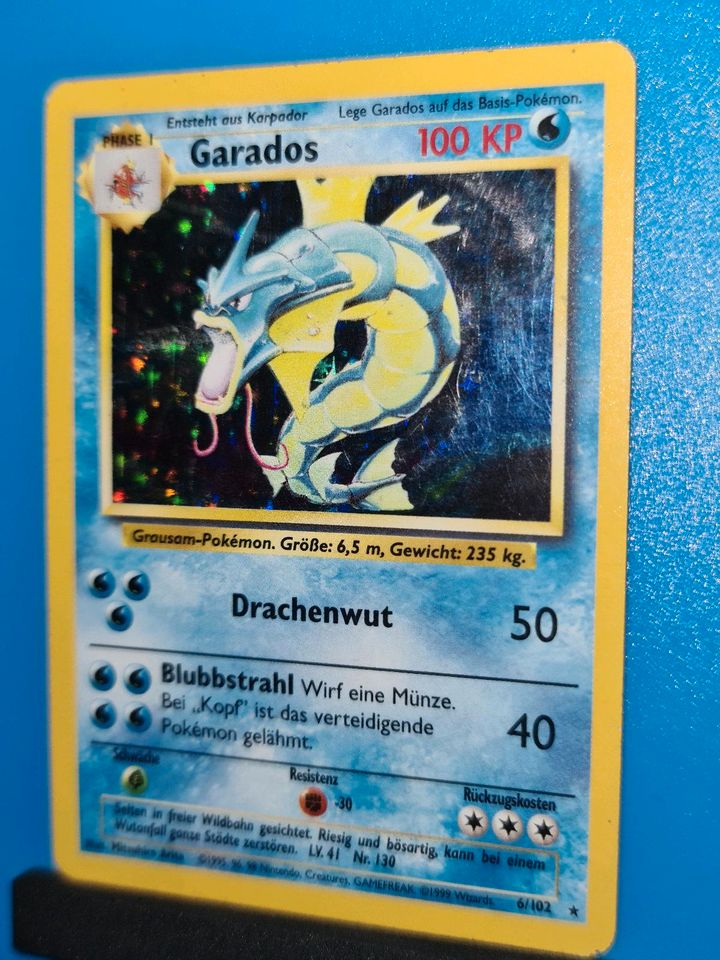 Garados Base Set DE Pokemon Karte in Berlin