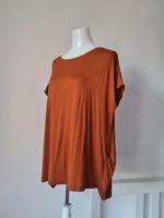 Orange braunes T-shirt von linea Tesini by heine - Viskose Düsseldorf - Unterrath Vorschau