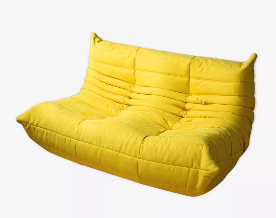 Togo Sofa 2-Sitzer Textil Gelb in Berlin