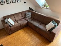 Sofa / Couch, braun, feiner Stoffbezug Bayern - Fürth Vorschau