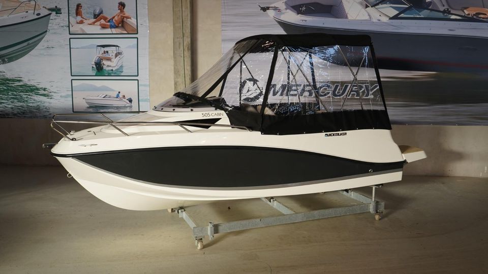 Quicksilver Activ 505 Cabin + Mercury 60PS #018 Lagerboot in Kiel