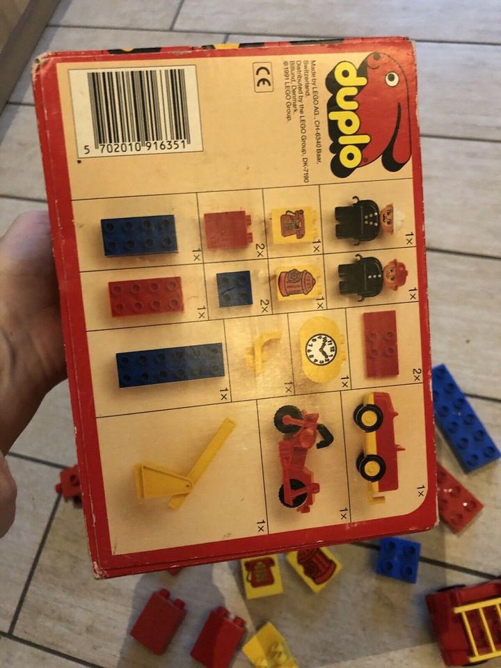 Lego Duplo 1635 Feuerwehr alt in Olfen