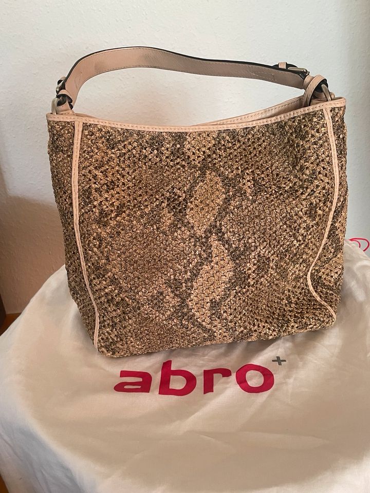 Abro Damentasche beige gemustert in Hannover