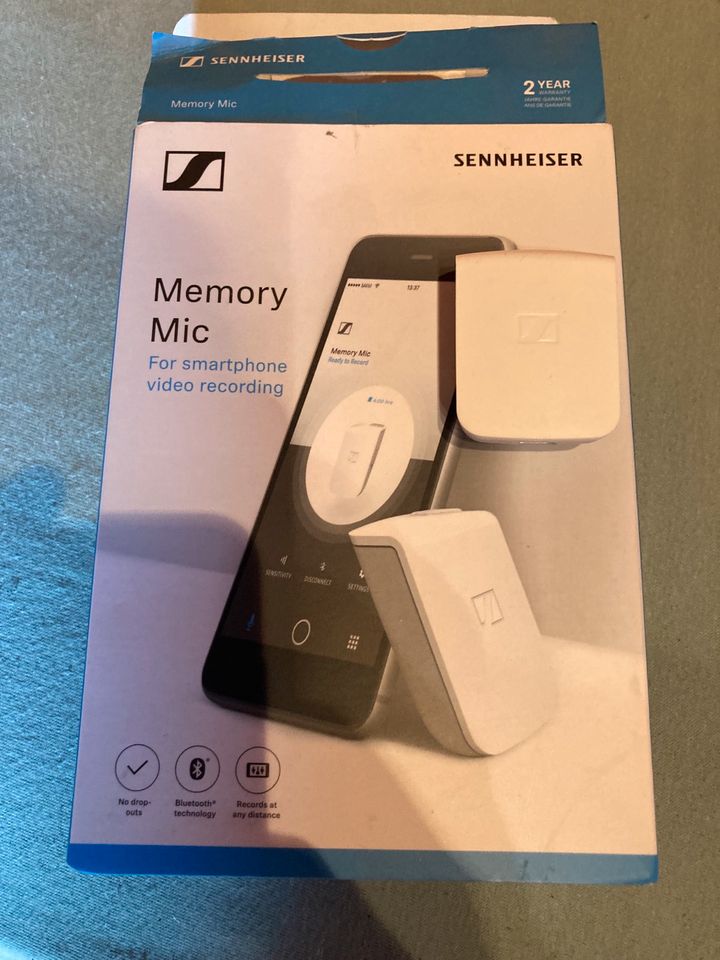 Sennheiser Memory Mic Mikrofon mit Speicher Smartphone Kamera in Feucht