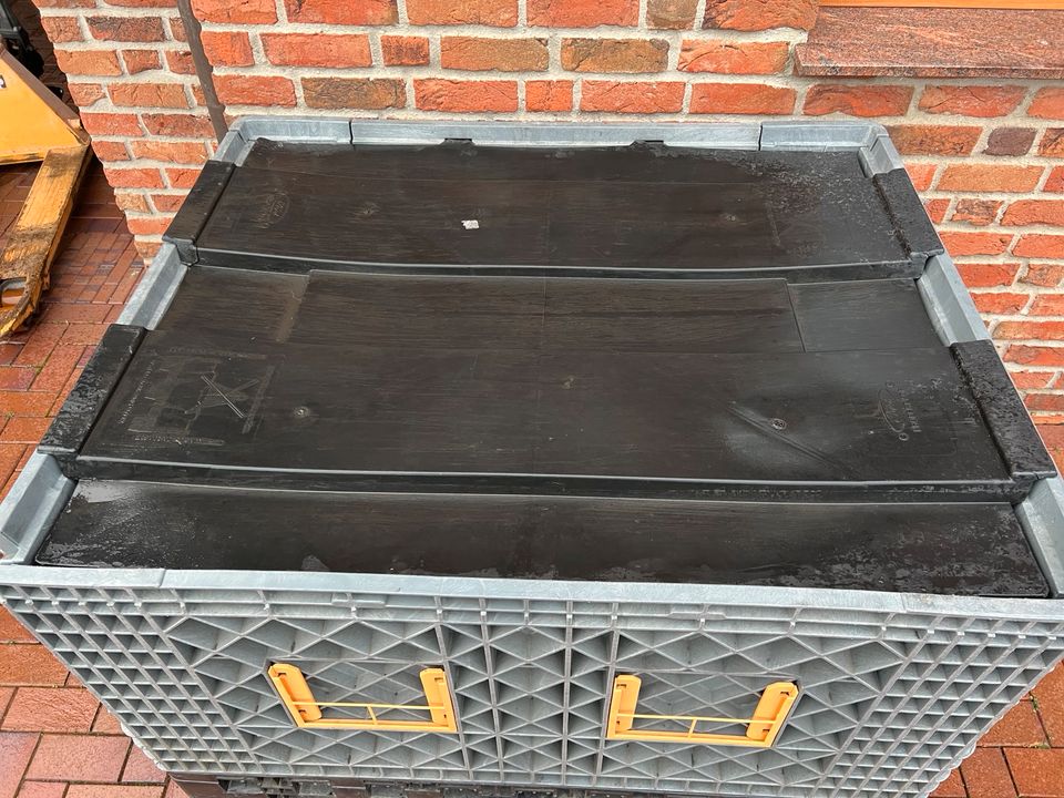 Pallettenbox  Hochbeet Komposter Brennholz Klappbox Lagerbehälter in Preußisch Oldendorf