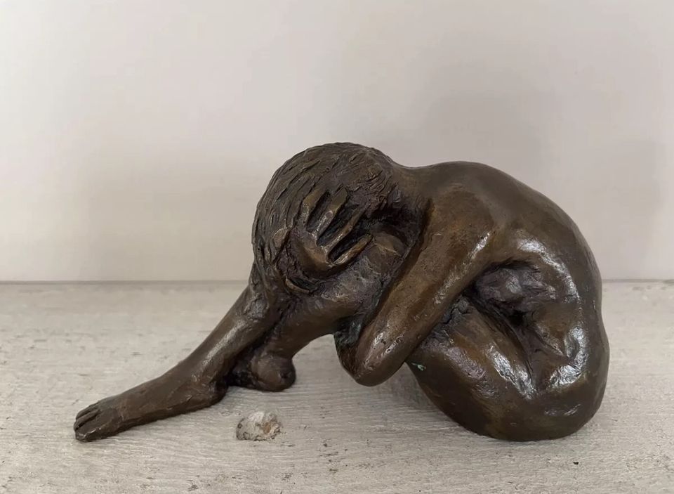Bronze Skulptur Frau Akt Vintage Signiert Unikat Künstlerbronze in Hamburg