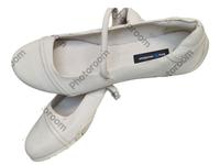 Leder BLUE MOTION Ballerina Slipper Damen Schuhe Gr.42 Weiss Hessen - Hanau Vorschau