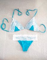 Todiefor/ Elsaandrose Spitzenbikini Gr.XS/ C-E Cup hellblau Rheinland-Pfalz - Budenheim Vorschau