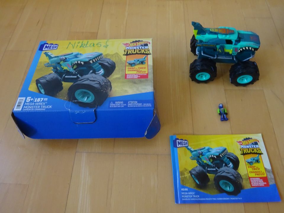 MEGA Hot Wheels Monster Truck - 2 Fahrzeuge Umbau Set, OVP in Abensberg