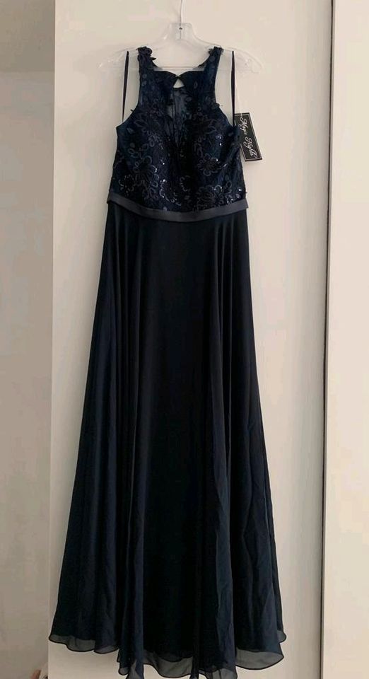 Blaues Abendkleid Gr. 42 in Sande