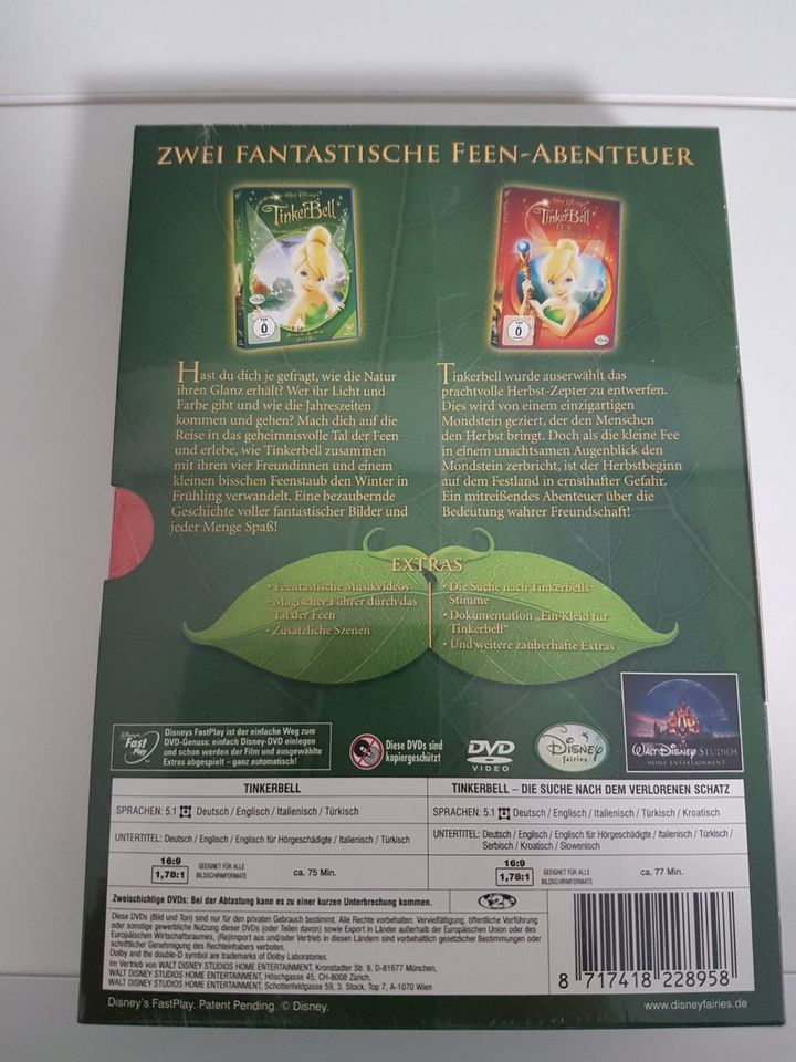 DVD Walt Disney Tinkerbell und Tinkerbell 2 Box NEU in Ennepetal