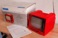 Vintage Portable TV Kofferfernseher 80er 90er Camping In Rot Ovp Sachsen - Oschatz Vorschau