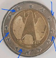 2 euro münze  2010 A, 2016 D  & 2019 mit prägefehler Baden-Württemberg - Ludwigsburg Vorschau
