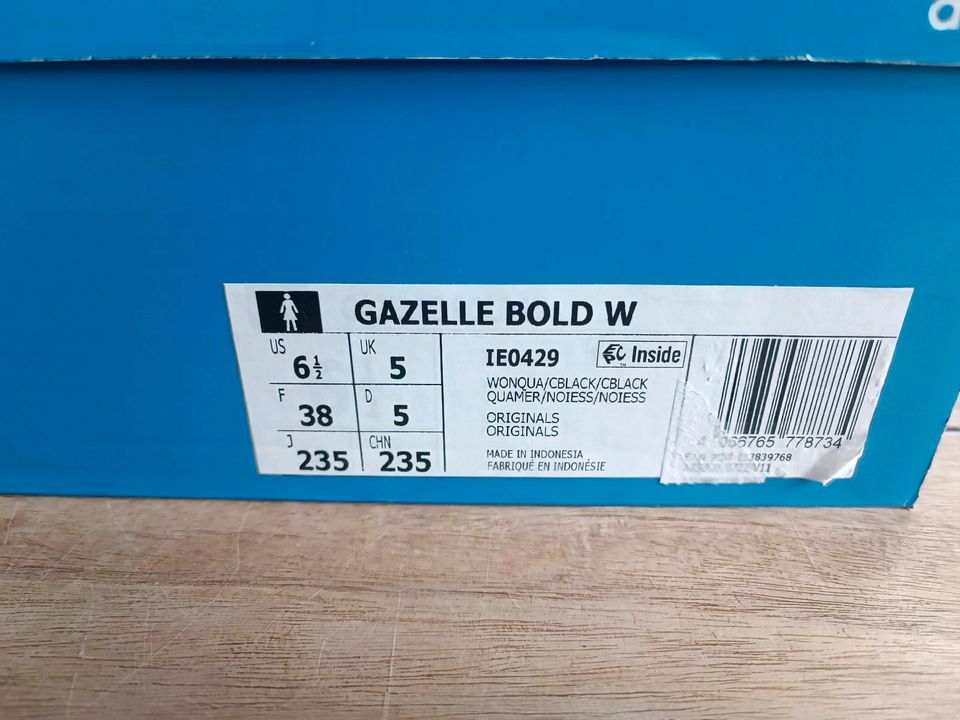 Adidas Gazelle Bold Rosa Gr.38 in Wermelskirchen