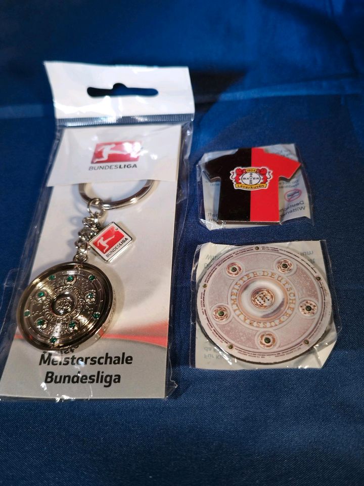 Leverkusen Magnet Schlüsselanhänger Meisterschale und Magnet in Braubach