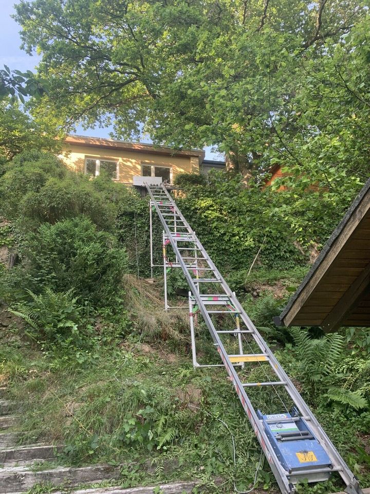 Hanglift Hangaufzug Koblenz Montage Festeinbau montieren GEDA in Hirzenhain