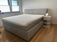 Boxspringbett hellgrau 180x200 Niedersachsen - Sassenburg Vorschau