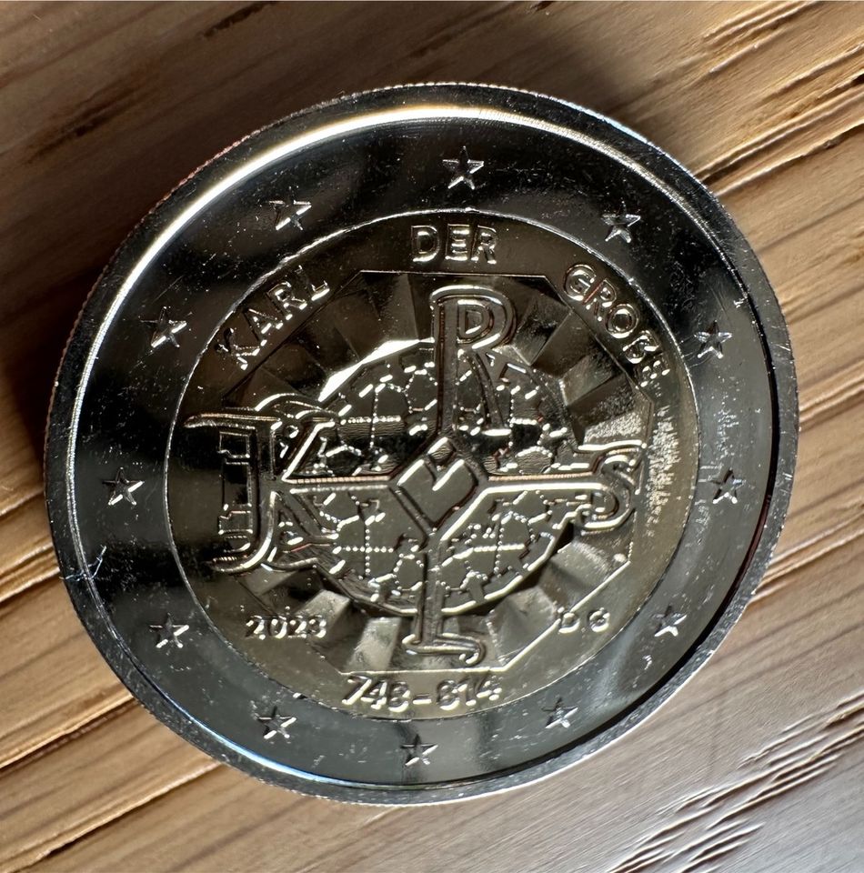 *Karl der Große* 2€ Münze DG in Breidenbach (bei Biedenkopf)
