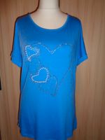 Amy Vermont Shirt blau NP 35 € Gr. 38/40 *wie neu!* Schleswig-Holstein - Bad Bramstedt Vorschau