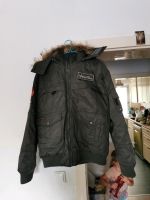 Alpha Industries Herren Alaska Bomberjacke mit Pelz gr. M grau Duisburg - Hamborn Vorschau