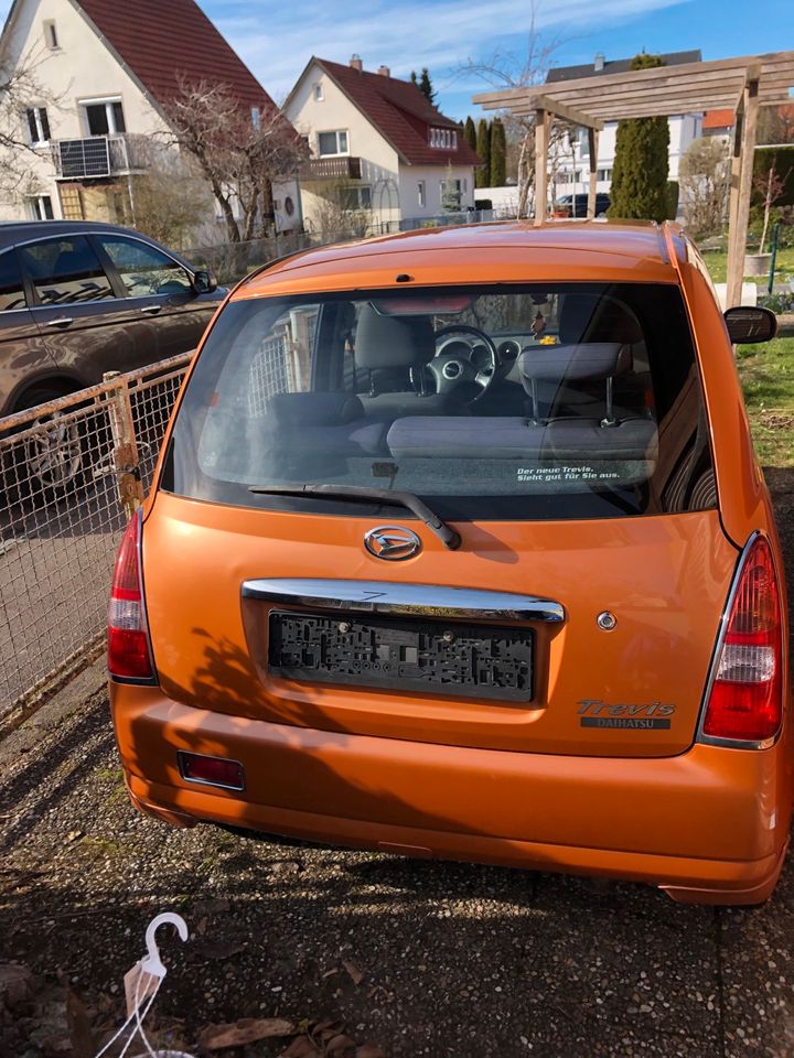 Daihatsu Trevis orange kleinstwagen Kleinwagen Benzin Auto in Kaufbeuren