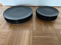 5 große und 5 kleine Teller IKEA schwarz Baden-Württemberg - Edingen-Neckarhausen Vorschau
