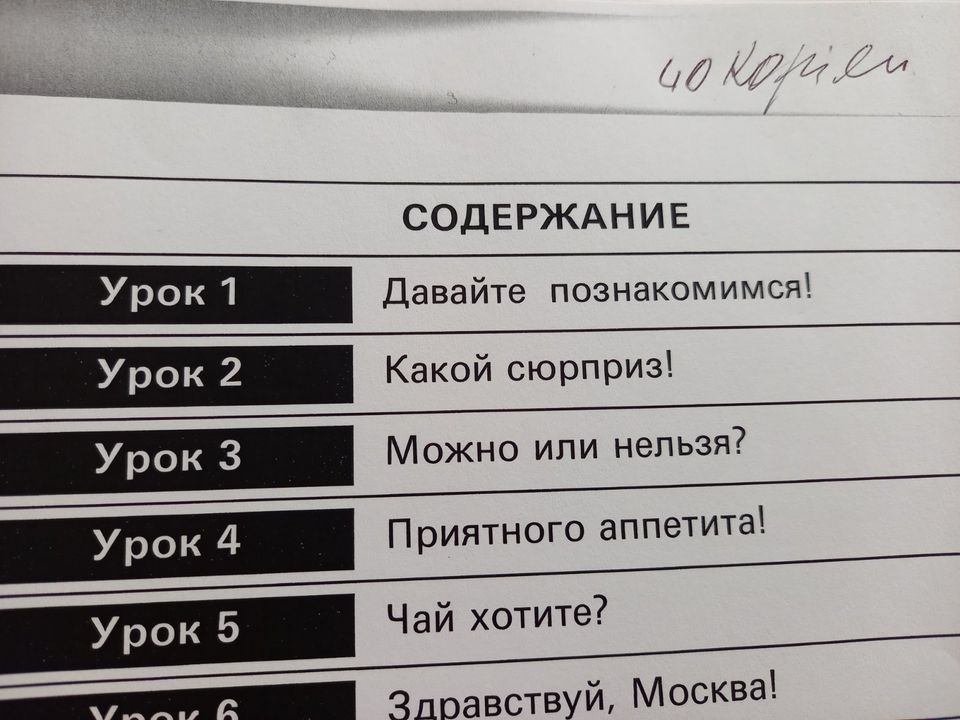 Уроки Русского Языка 15 тем «Давайте познакомимся! Игры, словник in Kleve