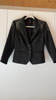 H & M Schwarzer Blazer mit Schmucksteinen München - Moosach Vorschau