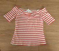 Oberteil Shirt schulterfrei Carmen-Ausschnitt NEU rot weiß XS H&M Bayern - Giebelstadt Vorschau