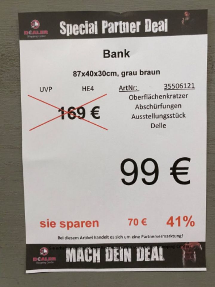 Bank / Kommode / Stauraumelement statt 169€ in Zeitz