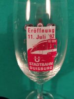 DVG Duisburg Glas Bierglas Tunneleröffnung Straßenbahn 1992 Nordrhein-Westfalen - Oberhausen Vorschau